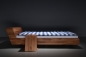 Preview: LUGO - wysokojakościowe, nowoczesne i ponadczasowe łóżko drewniane z nietuzinkowym zagłówkiem